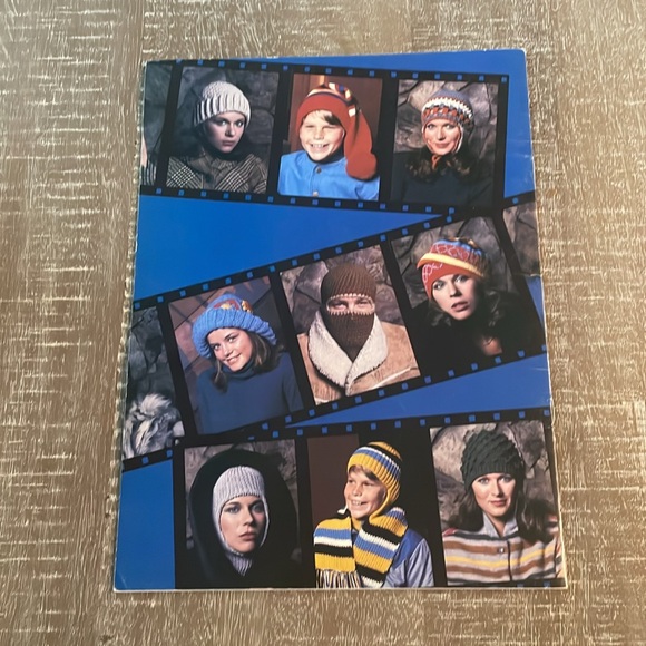 Vintage Leisure Arts Caps, Hats and Helmets to Knit & Crochet, Leaflet 131 - Picture 2 of 7